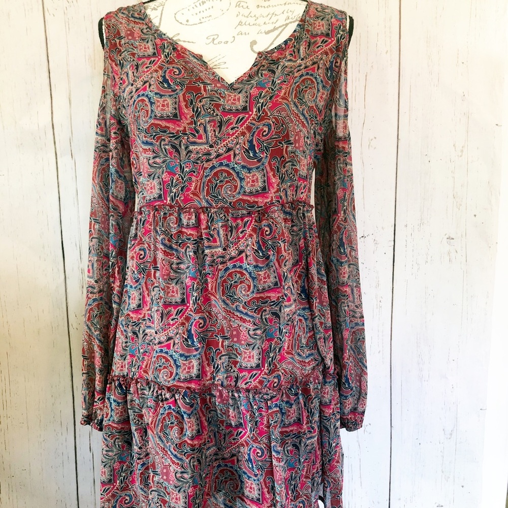 Hollister cold shoulder dress - Picture 1 of 7